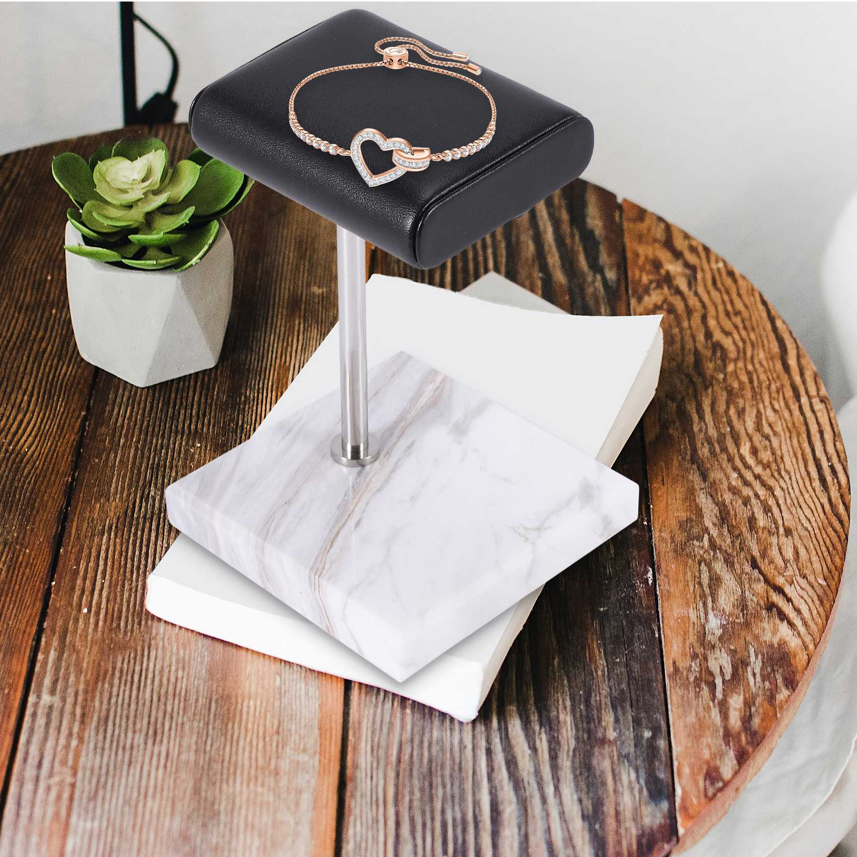 Watches Original - ABQR White Marble Watch Bracelet Display