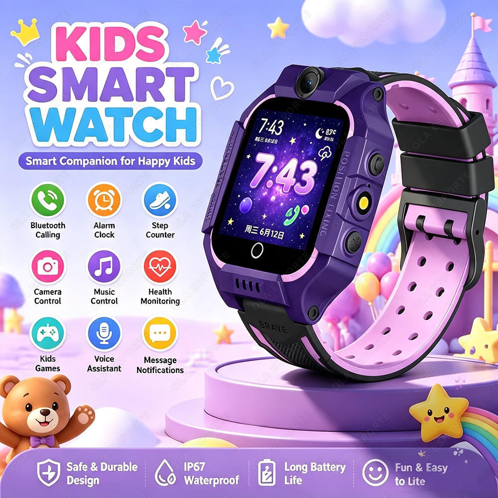 Smartwatch Watches For Kid Boy - 2027 New 2G Kids Smart Watch