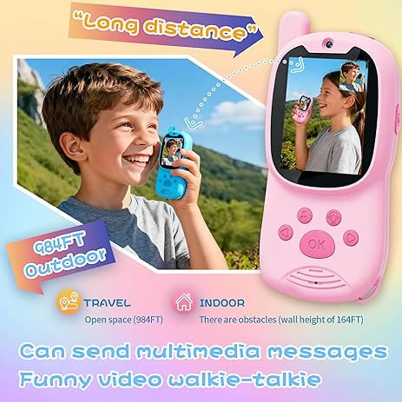 Walkie Talkies Cute 2Pack Rech - đánh giá và giá Smartwatch Watches For Kid Boy