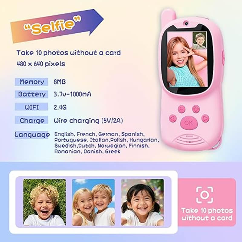 Walkie Talkies Cute 2Pack Rech - đánh giá và giá Smartwatch Watches For Kid Boy
