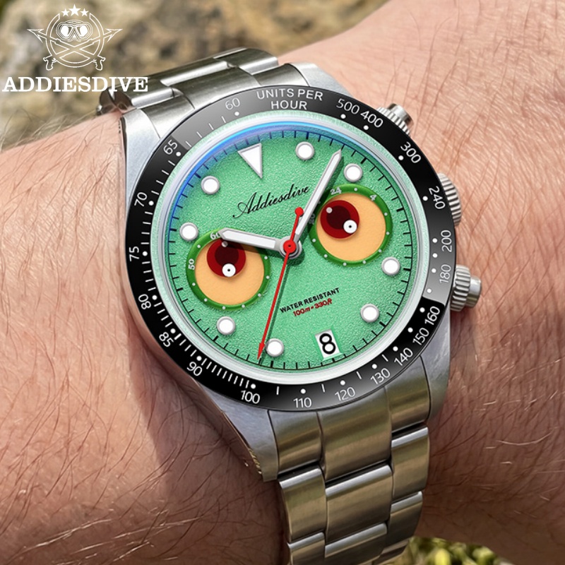 ADDIESDIVE Top Brand Men's Lum - đánh giá và giá Watch Crown Pusher