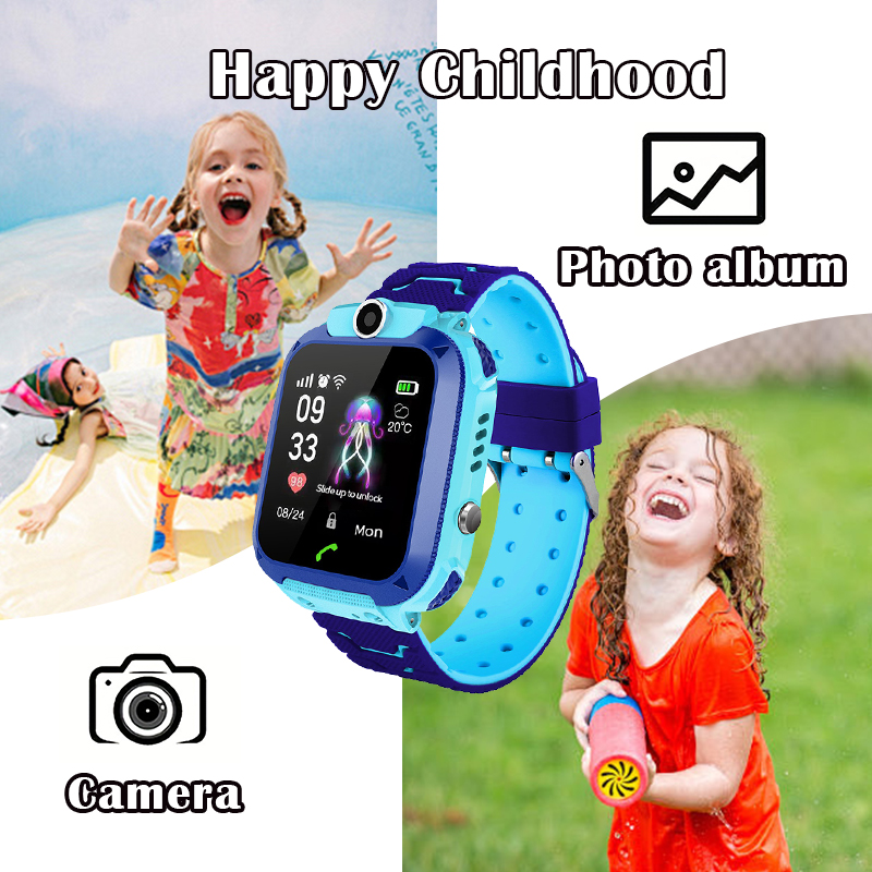 Q12B Kids Smart Watch with SOS - đánh giá và giá Smartwatch Watches For Kid Boy