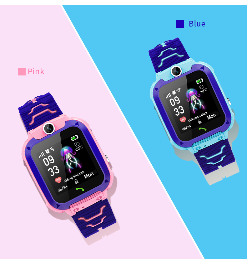 Q12B Kids Smart Watch with SOS - đánh giá và giá Smartwatch Watches For Kid Boy