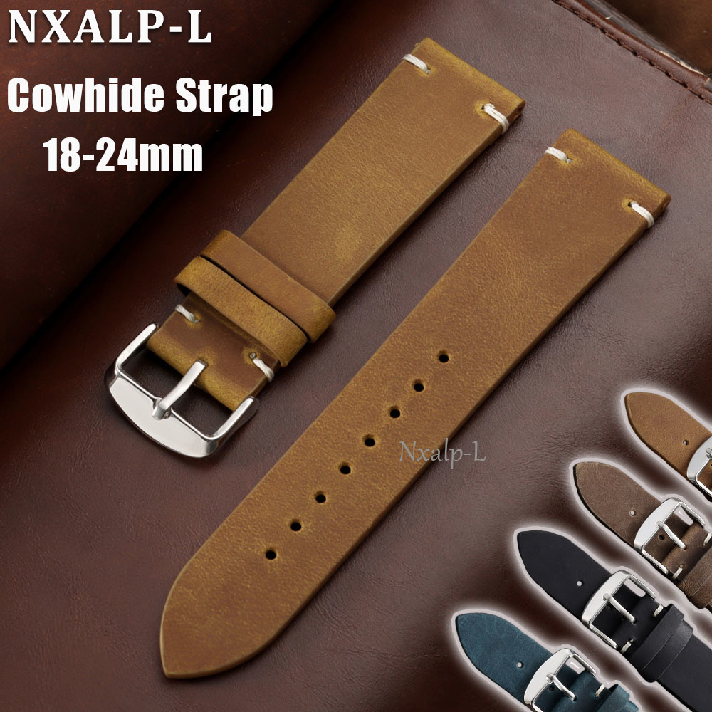Retro Oil Wax Leather Watch Ba - đánh giá và giá Omega Watches Smartwatch