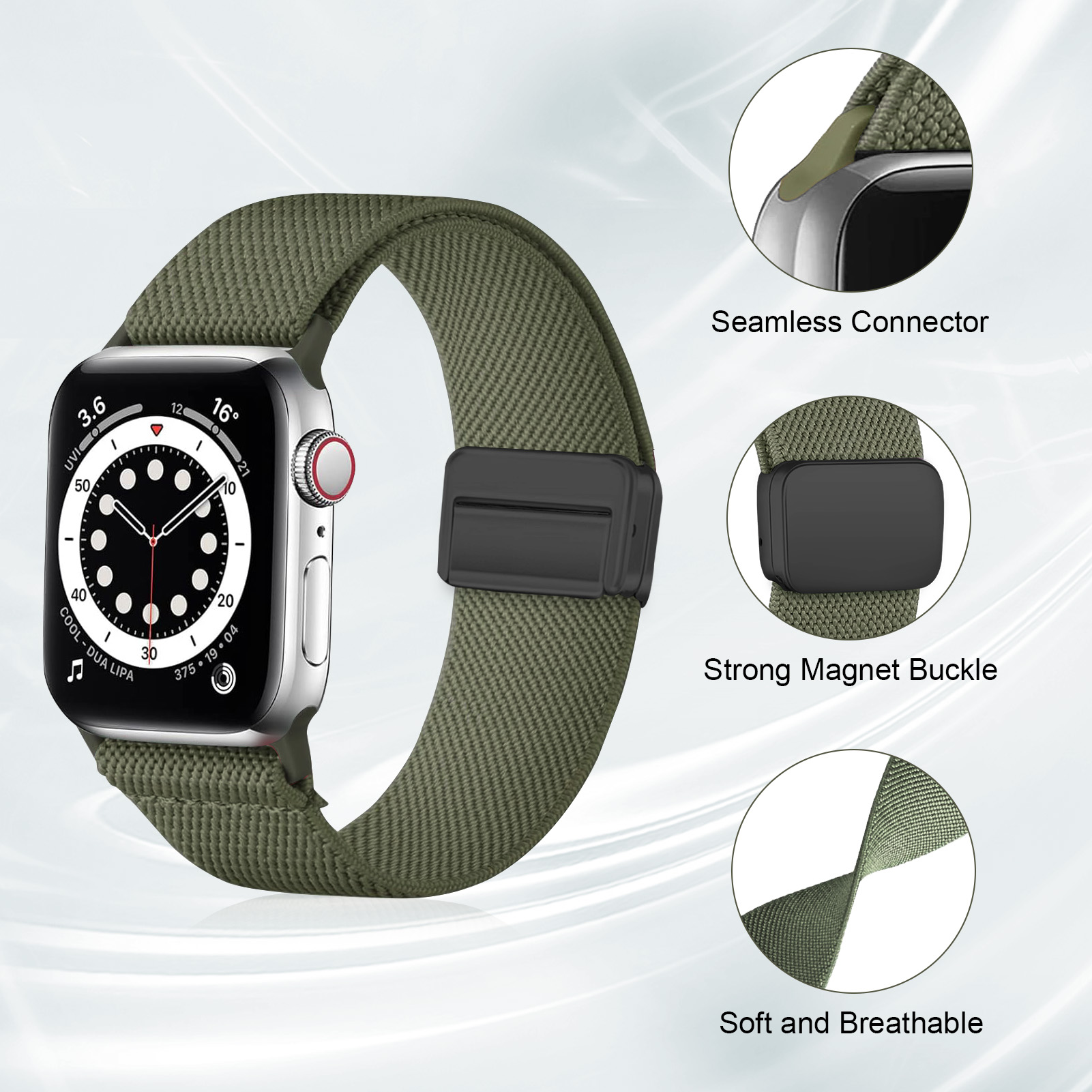 Magnetic strap For Apple Watch - đánh giá và giá Smartwatch Iphone Watches For Women