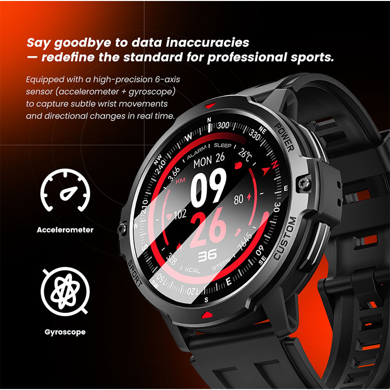 NEW 6-Axis Gyroscope Military  - đánh giá và giá Timex Watches Smartwatch