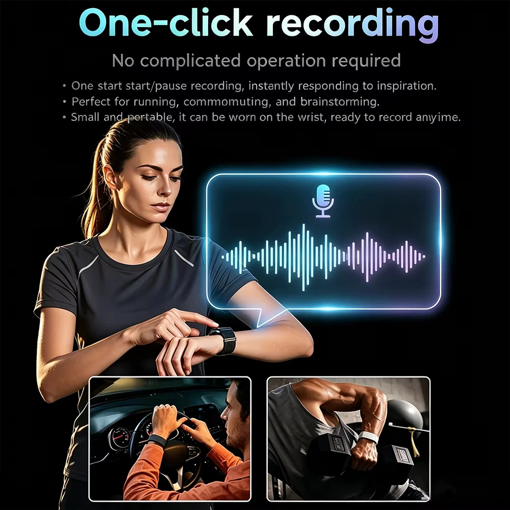 LIGE AI Voice Recorder Watch A - đánh giá và giá Smartwatch Noise Watches