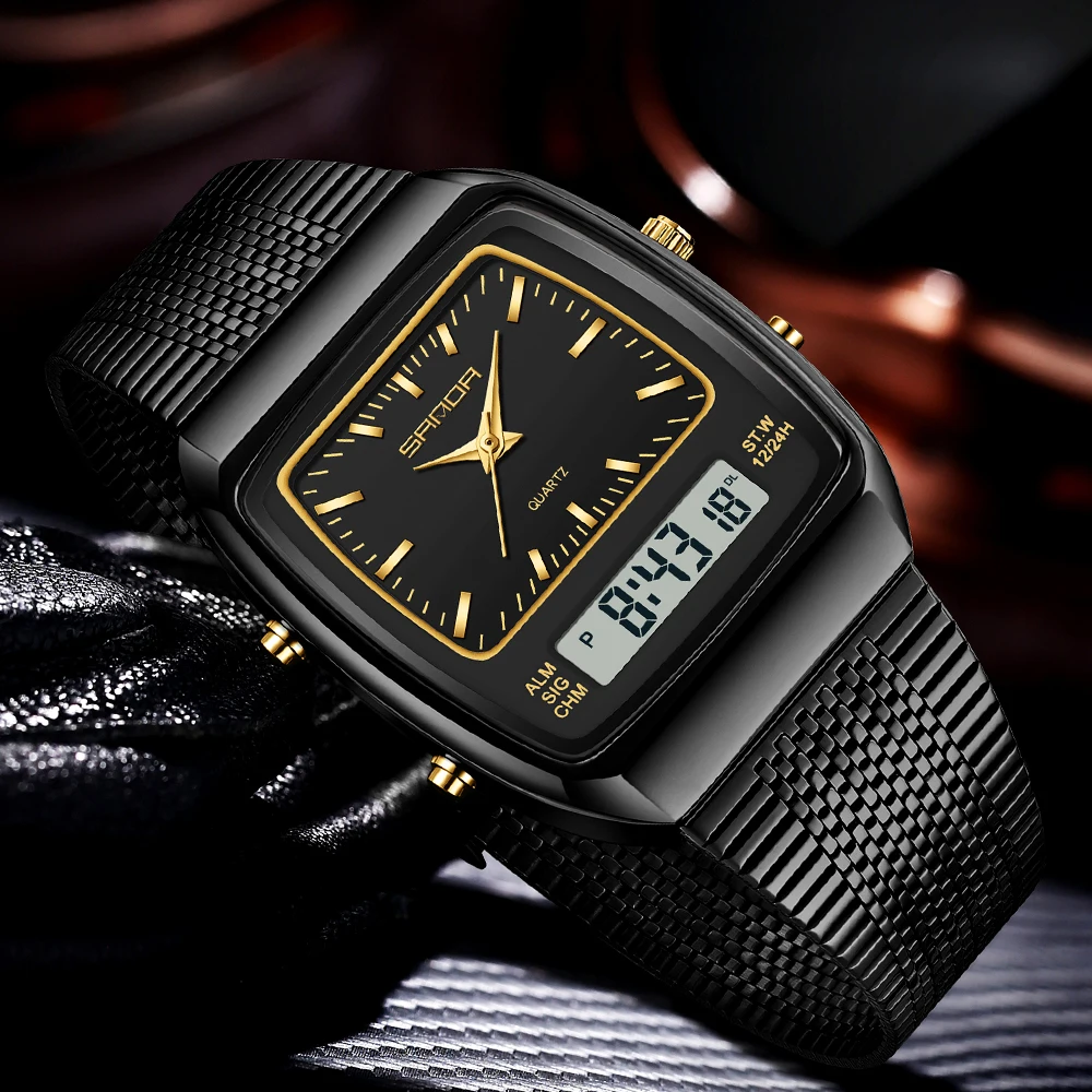 SANDA Watches Men Waterproof A - đánh giá và giá Timex Watches Smartwatch