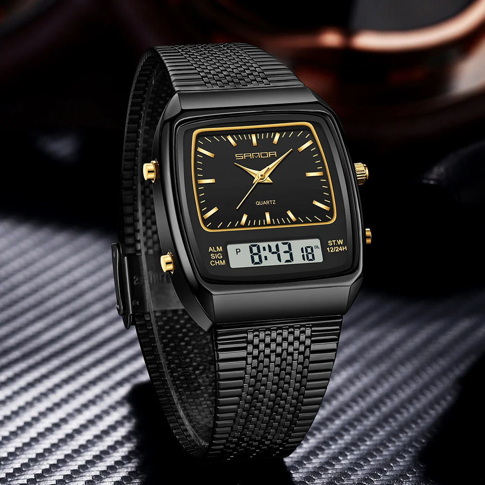 SANDA Watches Men Waterproof A - đánh giá và giá Timex Watches Smartwatch