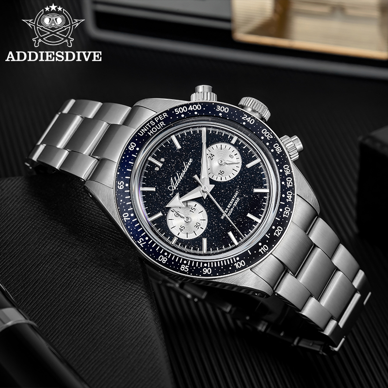 ADDIESDIVE Quartz Watches Men  - đánh giá và giá Watch Crown Pusher
