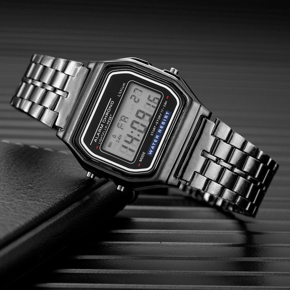Fashion Digital Men's Watches  - đánh giá và giá Vintage Digital Watch